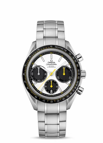 Omega Speedmaster Racing Co-Axial Chronograph Stainless Steel / Silver-Yellow / Bracelet 326.30.40.50.04.001 (32630405004001)